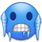 Cold Face emoji on Samsung